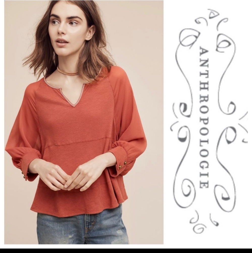 Anthropologie Akemi +Kin Fenn Dolman top M